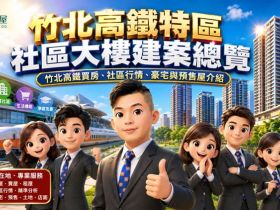 竹北高鐵特區社區大樓建案總覽｜竹北高鐵買房、社區行情、豪宅與預售屋介紹